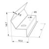 Imagen de Grapa de sujeción de metal para disipador interno (CL02-07, DW04-06, DW05-07)