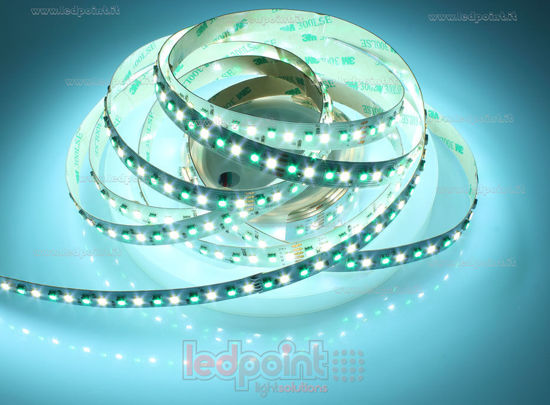 Imagen de Tira de led 5m RGB 3838 + blanco frío 6000K 3step 2835 140led/m Honglitronic 24V 28,8W/m