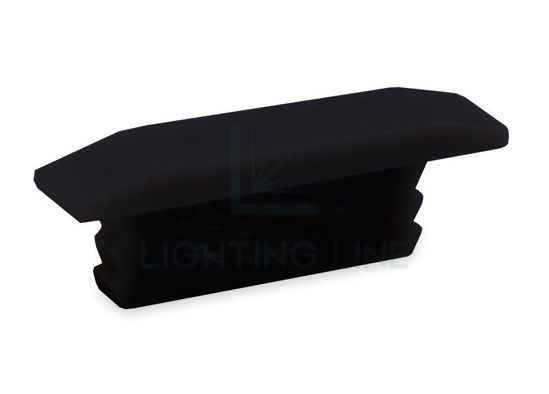 Imagen de Tapa negra para perfil en aluminio empotrado RE01-03