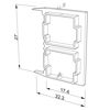 Imagen de Tapa gris para perfil en aluminio SH03-03