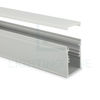 Imagen de Perfil en aluminio pisable empotrado para suelo 20x26mm, 2 metros