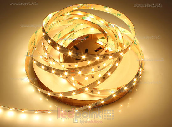 Imagen de Tira de led 5m blanco cálido 2700K 3step 2835 60led/m Honglitronic 24V 14,4W/m