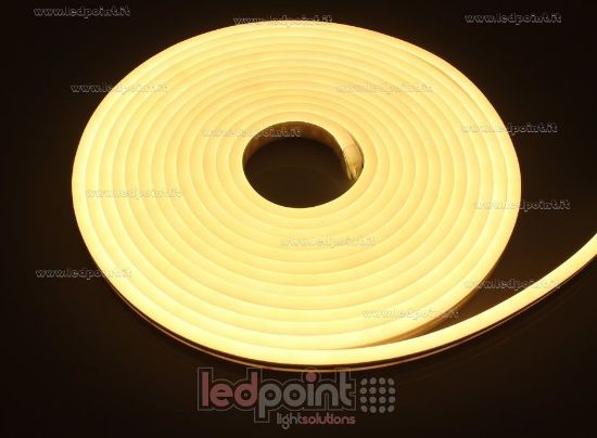 Imagen de Led Neon Flex 6mm blanco cálido 2835 24V 9,6W 120led/m IP65 10m