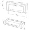 Imagen de Tapa blanca de plástico para difusor alto LLD-06