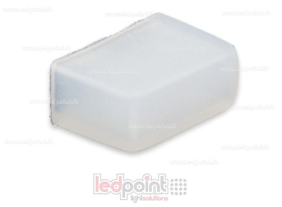 Imagen de Tapa transparente de silicona para tira led con protección L 230V