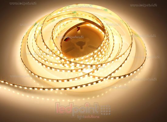 Imagen de Tira de led 5m blanco cálido 3000K 3step 2835 156led/m Honglitronic 24V 6,6W/m, PCB 5mm