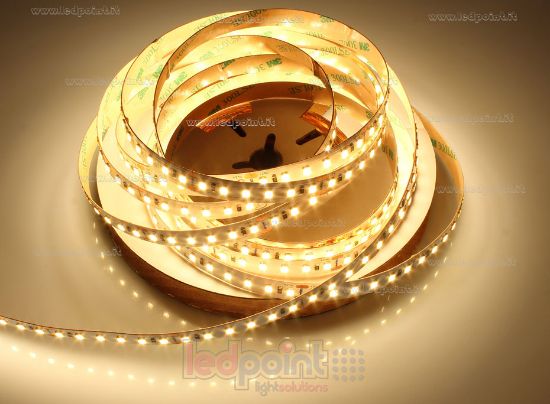 Imagen de Tira de led 5m blanco cálido 3000K 3step 2835 120led/m Honglitronic 24V 14,4W/m