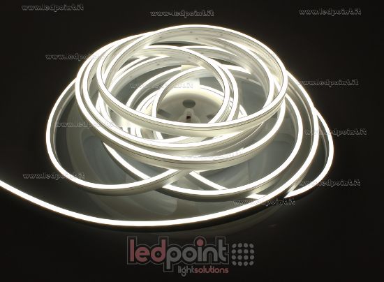 Imagen de Led Neon Flex 4x8mm blanco 4000K 2835 12V 9,6W 120led/m IP65 5m