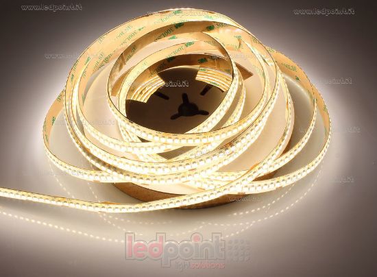 Imagen de Tira led 5m blanco 4000K 2835 240led/m 24V IP53 (IP65) silicona 19,2W/m