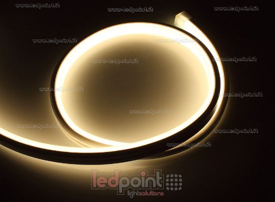 Imagen de Led Neon Flex 10mm blanco cálido 2835 12V 9,6W 120led/m IP65 50m