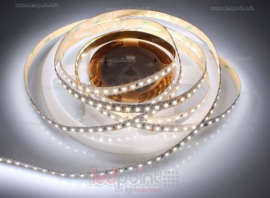 Imagen de Tira de led 6m blanco 4000-4250K 2835 CRI>90 120led/m Honglitronic 24V 24W/m