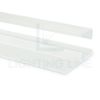 Imagen de Perfil de aluminio pintado de blanco para cerámica 8mm, 3 metros