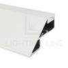 Imagen de Perfil de aluminio pintado blanco para cobertizos de cartón yeso 54x32, 3 metros