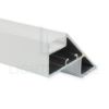 Imagen de Perfil de aluminio pintado blanco para cobertizos de cartón yeso 54x32, 3 metros