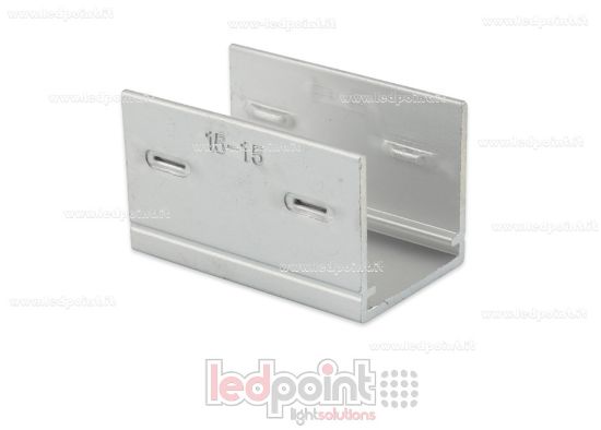 Imagen de Clip de aluminio para fijar, 3cm, para Led Neon Flex 16mm