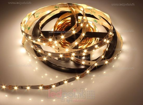 Imagen de Tira de led 1m blanco cálido 2900-3100K 2835 60led/m 12V 4,8W/m