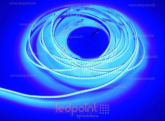 Imagen de Tira de led COB 5m blu 320led/m 24V 6W/m, PCB 5mm
