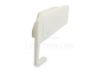 Imagen de Tapa blanca izquierda para perfil de aluminio para estantería SH01-03