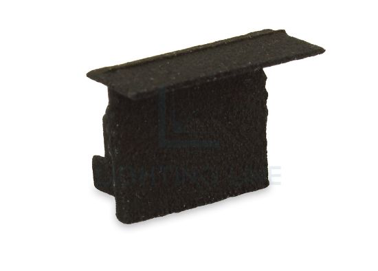 Imagen de Tapa negra para perfil en aluminio empotrado RE11-16