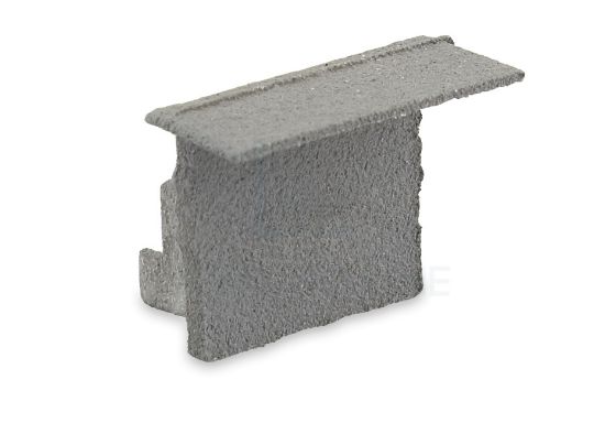 Imagen de Tapa gris para perfil en aluminio empotrado RE11-16