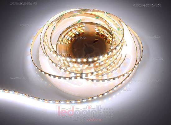 Imagen de Tira de led 5m CCT 2700K-6500K 3step 2835 156led/m Honglitronic 12V 5,5W/m PCB 5mm