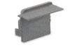 Imagen de Tapa gris derecha para perfil en aluminio empotrado RE12-16