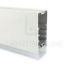 Imagen de Perfil en aluminio pintado de blanco 36x75mm, 3 metros