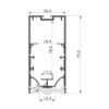 Imagen de Perfil en aluminio 36x75mm