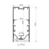 Imagen de Perfil en aluminio 36x75mm