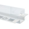 Imagen de Profilé de aluminio pintado de blanco para pladur 62x12mm