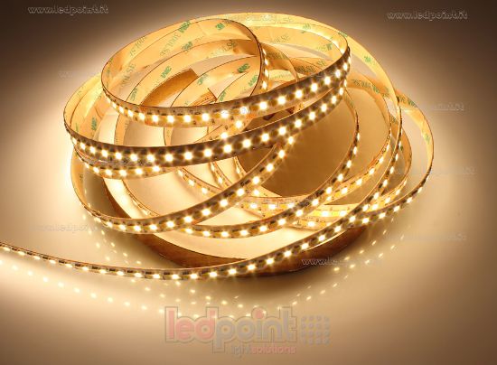 Imagen de Tira de led 5m 3000K 3step o 4000K 3step 2 cables CCT 2835 240led/m Honglitronic 24V 14,4W/m