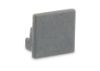 Imagen de Tapa gris de plástico para perfil SL14-16