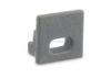 Imagen de Tapa gris de plástico con agujero para perfil SL14-16