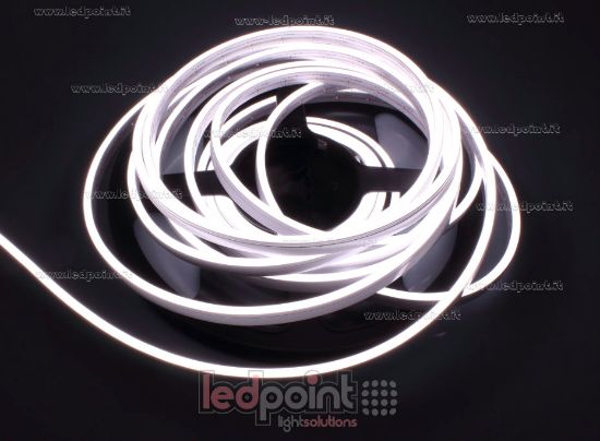 Imagen de Led Neon Flex 4x8mm blanco 4000K 2835 12V 11W 180led/m IP65 5m