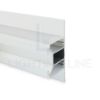 Imagen de Perfil de aluminio con doble emisión de luz para montaje en pared 31x70mm