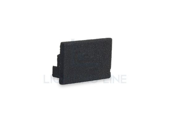 Imagen de Tapa negra de plástico para perfil SL15-01 con difusor bajo