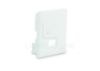 Imagen de Tapa blanca de plástico con agujero para cable de alimentación para perfil SL15-01 con difusor alto