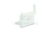 Imagen de Tapa derecha blanca de plástico con agujero para cable de alimentación para perfil SL16-16