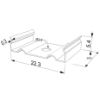 Imagen de Grapa de montaje de metal para perfil de aluminio SL15-01