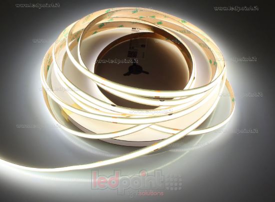 Imagen de Tira de led COB 10m blanco 4000K CRI Ra>90 480leds/m 24V 11W/m