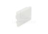 Imagen de Tapa blanca de plástico para perfil SL01-01 con difusor bajo