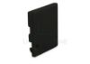 Imagen de Tapa negra de plástico para perfil SL01-01 con difusor alto