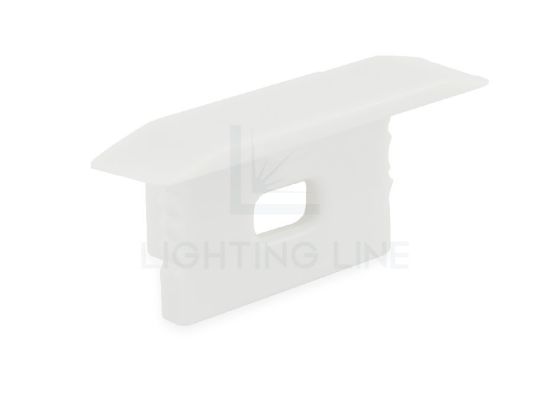 Imagen de Tapa negra de plástico con agujero para perfil RE05-01