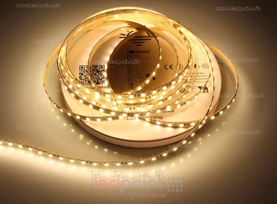 Imagen de Tira de led 5m blanco cálido 3000K 3step 2835 120led/m 12V 10W/m, PCB 5mm