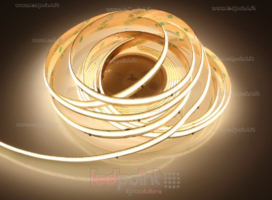 Imagen de Tira de led COB 5m Digital blanco cálido 3000K CRI Ra>90 320leds/m WS2811 24V 11W/m
