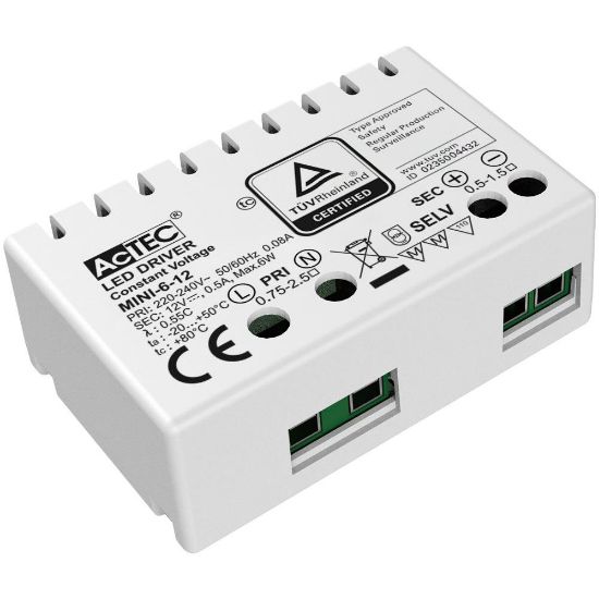 Imagen de Transformador serie mini 6W 12V AcTEC