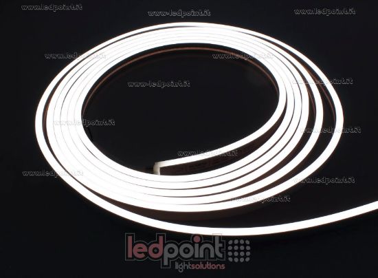 Imagen de Led Neon Flex 6x12mm blanco 4000K 2835 24V 11W 140led/m IP65 5m