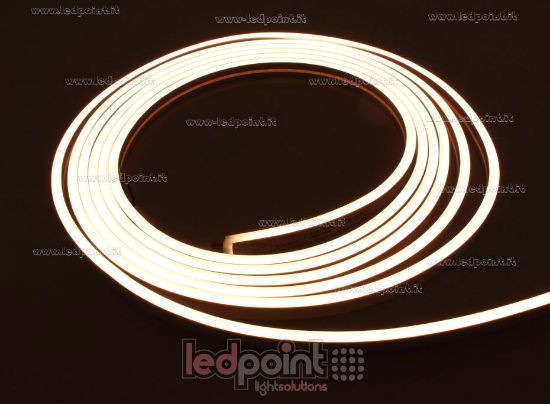 Imagen de Led Neon Flex 6x12mm blanco cálido 2700K 2835 24V 11W 140led/m IP65 5m