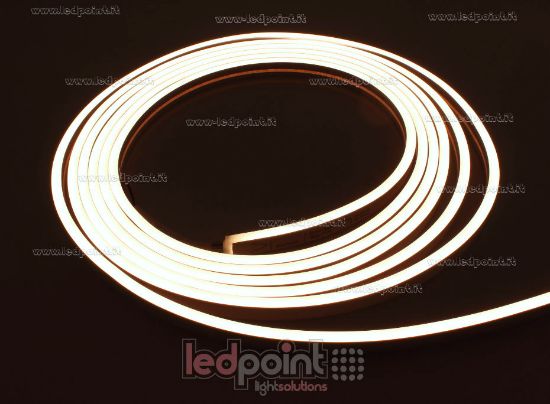 Imagen de Led Neon Flex 6x12mm blanco cálido 3000K 2835 24V 11W 140led/m IP65 30m