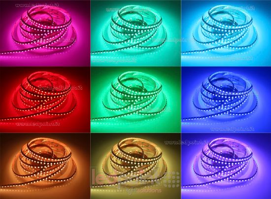Imagen de Tira de led 5m RGB 3535 120led/m 24V 23W/m, PCB 10mm